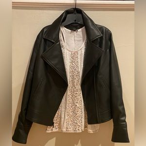 Banana Republic vegan leather jacket.